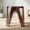 Transparent Plastic Stool Set – Indoor Outdoor Stackable 4 Pc