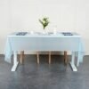 Disposable Plastic Table Cover – Waterproof & Tear-Resistant 137x183 cm