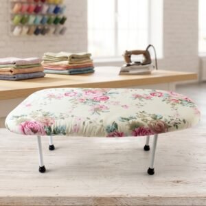 Foldable Tabletop Ironing Board, Portable Mini Iron Board with Cotton Cover (1 Pc)