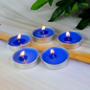 Scented Tea Light Candles – 25 Mix Color Pack for Relaxation