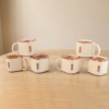 Square Tea Cup Set – Premium 6-Piece Lightweight 150ml
