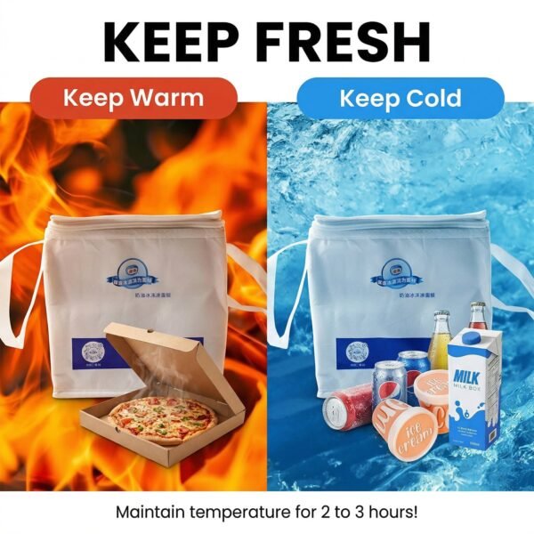 Insulated Thermal Lunch Bag – Keeps Food Hot or Cold for Hours