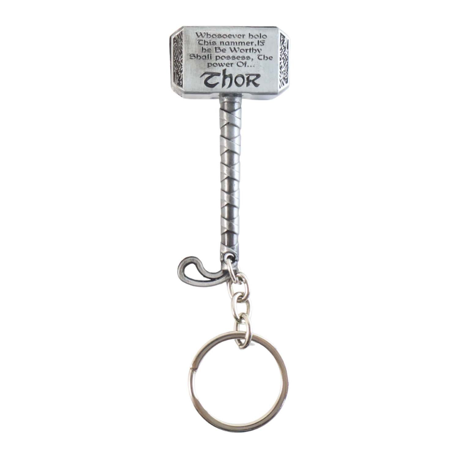 Metal Hammer Shape Keychain – Durable Alloy Miniature