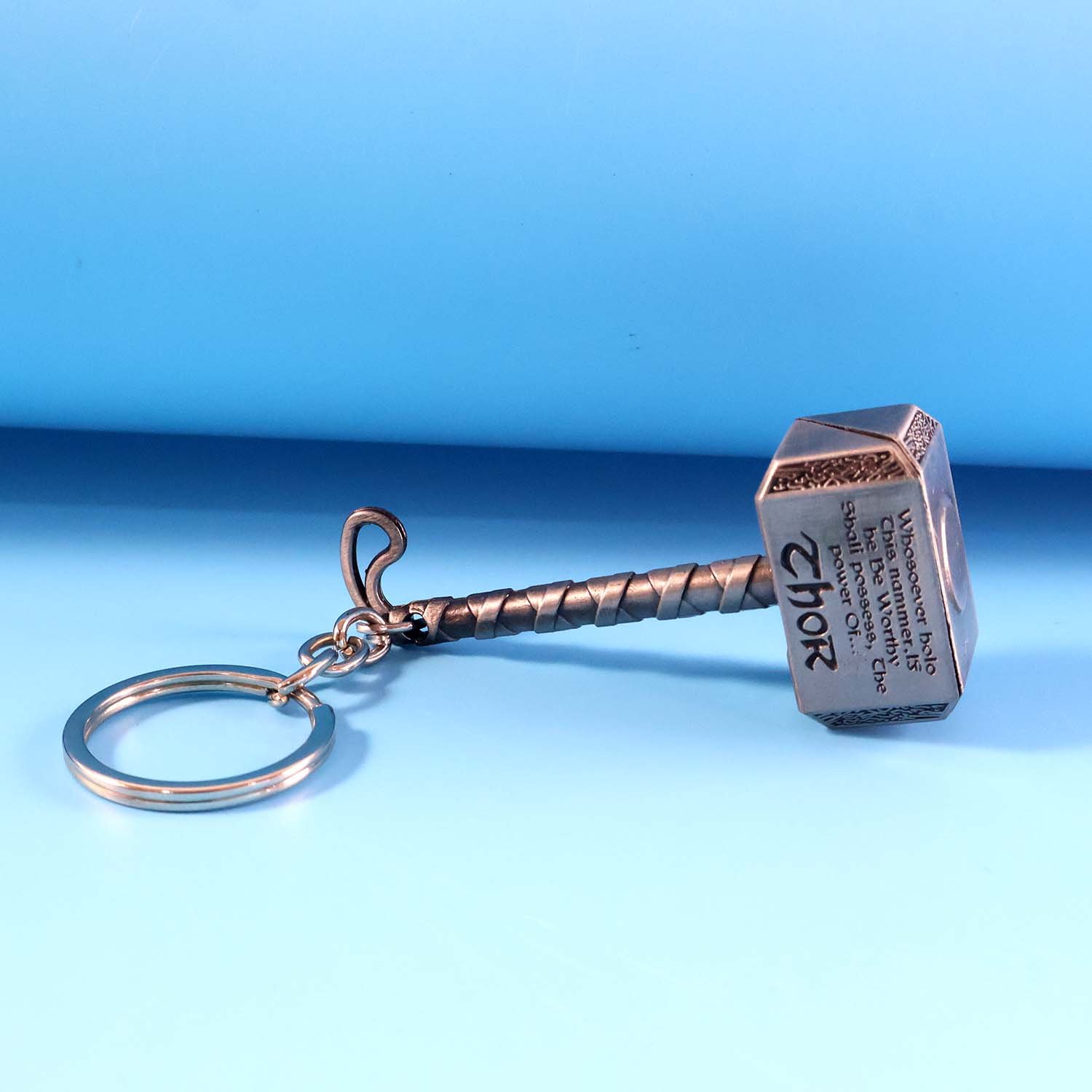 Metal Hammer Shape Keychain – Durable Alloy Miniature