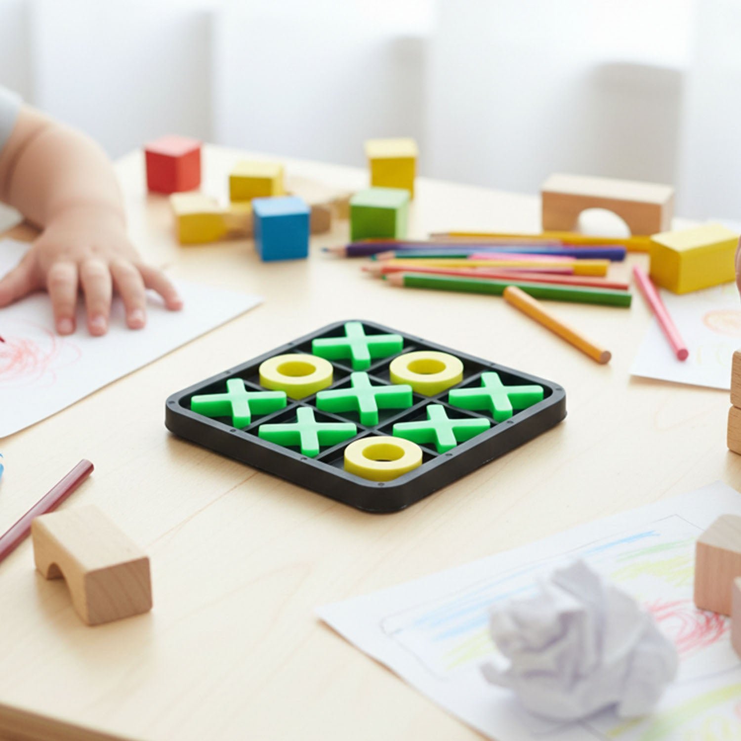 Classic Tic Tac Toe Board Game – Fun & Educational Set for Kids