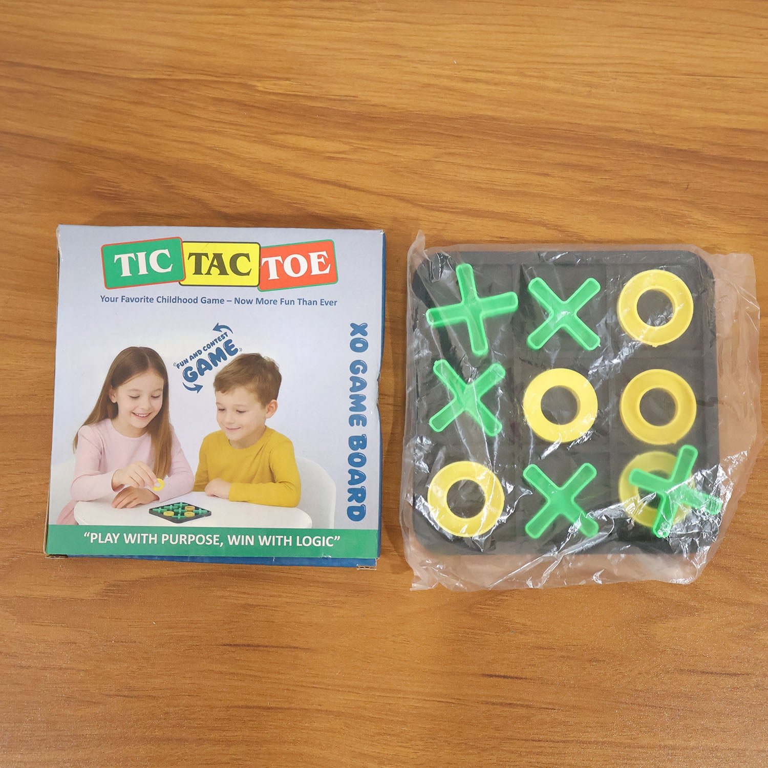 Classic Tic Tac Toe Board Game – Fun & Educational Set for Kids