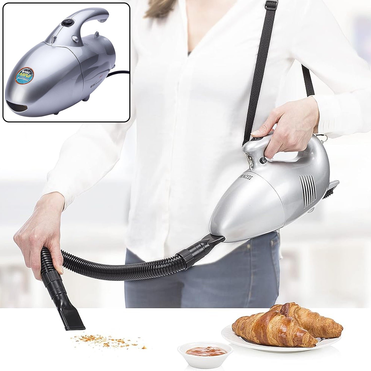 Handheld Mini Vacuum Cleaner – Powerful 800W Suction