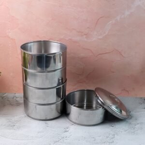 Stainless Steel Lunch Box – 5-Compartment Leakproof Tiffin | Lunchie Bunchie