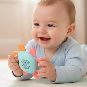 Baby Rattle Set – 6-in-1 Sensory Development Toys
