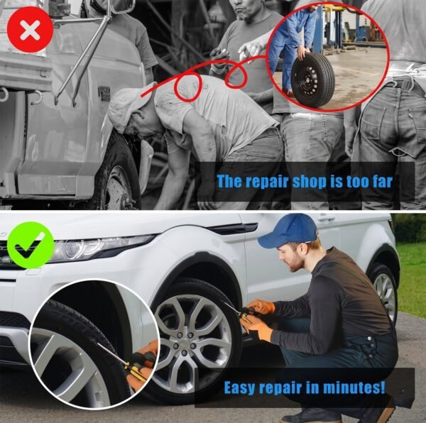 Tubeless Tire Repair Nails – Quick Fix for Car & Bike Punctures