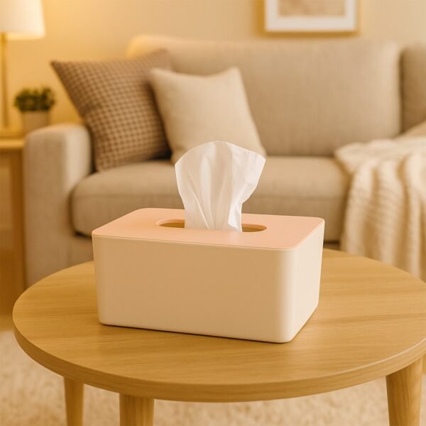 Modern Tissue Box Holder – Sleek Rectangular Tissue Dispenser