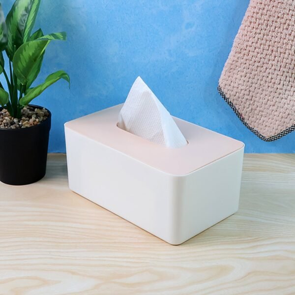 Modern Tissue Box Holder – Sleek Rectangular Tissue Dispenser