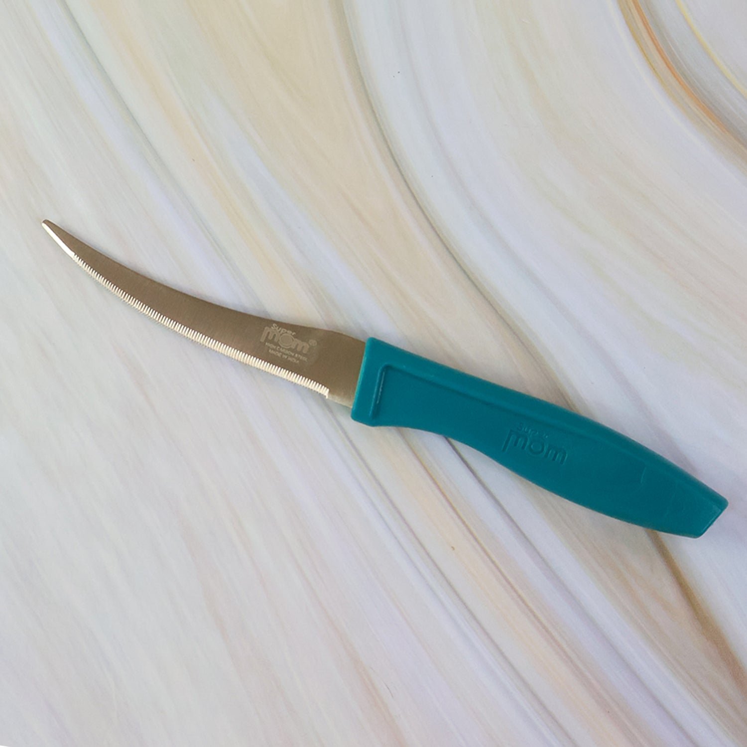 Tomato Knife – Sharp Serrated Curved Blade for Precision Slicing