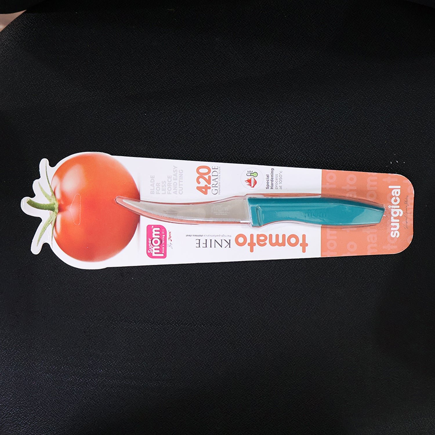Tomato Knife – Sharp Serrated Curved Blade for Precision Slicing