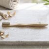 Soft Bristle Bamboo Toothbrush, Eco-Friendly Wooden Toothbrush for Travel (1 Pc)
