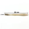 Soft Bristle Bamboo Toothbrush, Eco-Friendly Wooden Toothbrush for Travel (1 Pc)