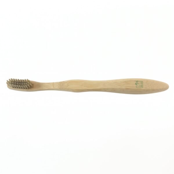 Soft Bristle Bamboo Toothbrush, Eco-Friendly Wooden Toothbrush for Travel (1 Pc)
