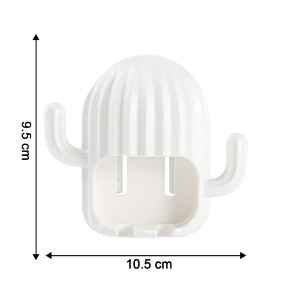 Cactus Toothbrush Holder – Wall Mounted with Dust-Proof Cover
