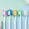 Toothbrush Head Cover Caps, Anti Dust Travel Brush Protector (5 Pcs)