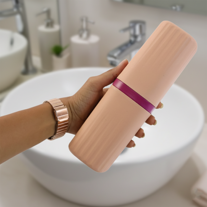 Portable Toothbrush Case 2-Pack – Durable, Compact Travel Holder