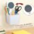 Wall Mounted Toothbrush Holder – No-Drill Space Saving Bathroom Organizer