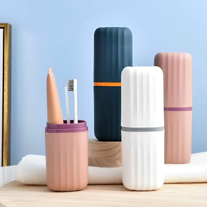 Portable Toothbrush Case 2-Pack – Durable, Compact Travel Holder