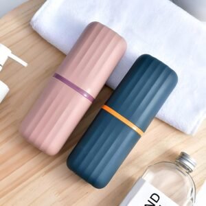 Portable Toothbrush Case 2-Pack – Durable, Compact Travel Holder