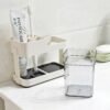 Multipurpose Toothbrush & Toothpaste Stand Holder – Space-Saving Organizer