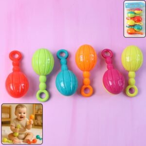 Baby Hand Rattle Set – 6-Piece Lightweight Musical Toys for Sensory Play