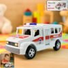 Friction Powered Ambulance Toy – Safe Durable Kids Play Vehicle