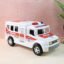 Friction Powered Ambulance Toy – Safe Durable Kids Play Vehicle