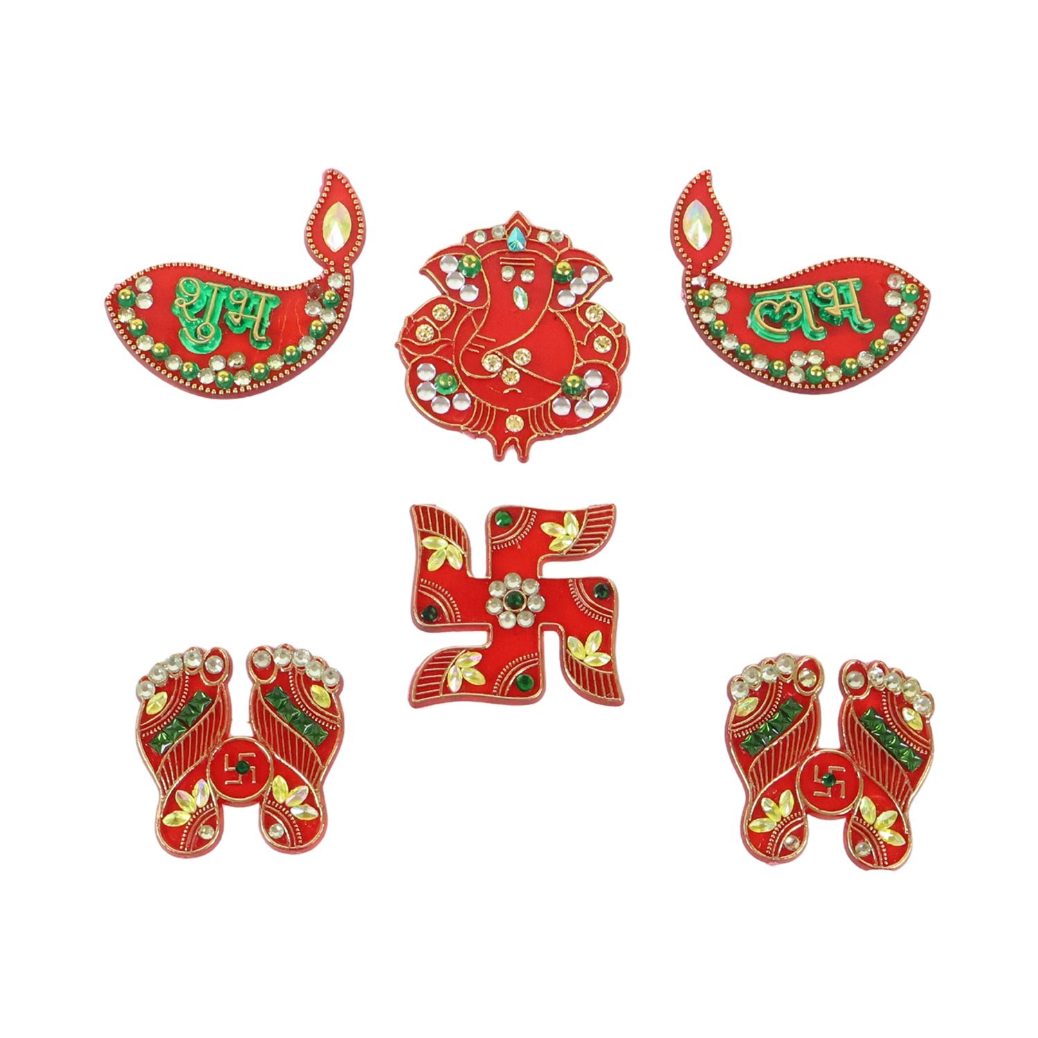 Shubh Labh Door Hanging Set – 6 Pieces Traditional Festive Decor
