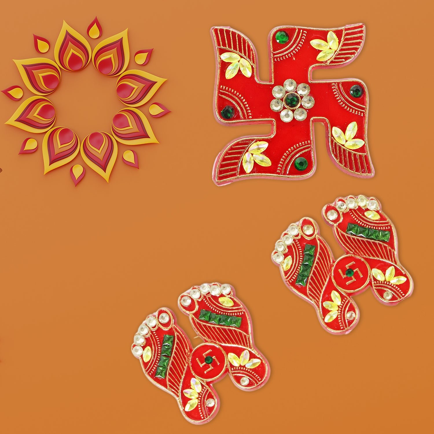 Shubh Labh Door Hanging Set – 6 Pieces Traditional Festive Decor