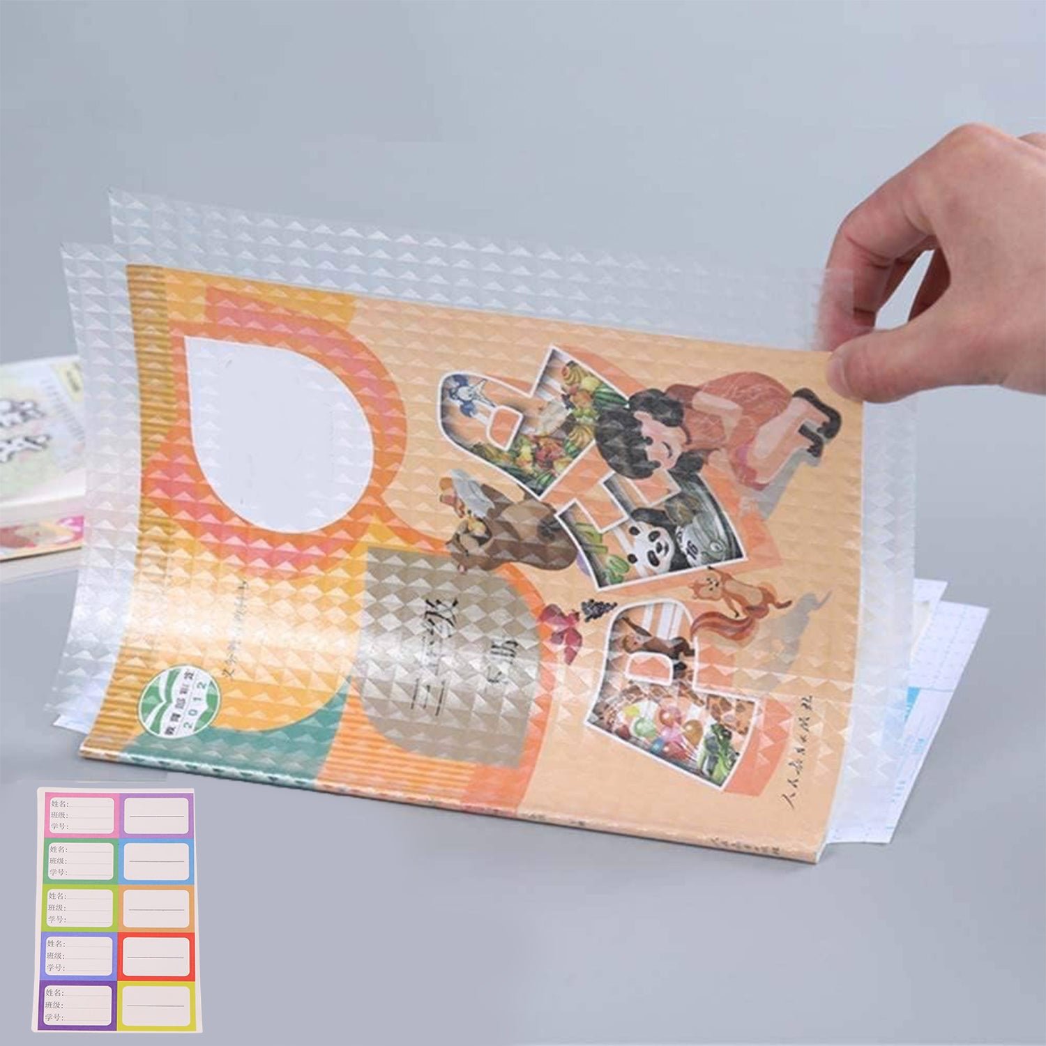 Transparent Book Cover – Waterproof Durable 10 Pcs Set 47x37cm