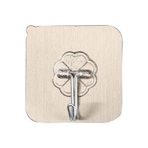 Self Adhesive Plastic Wall Hook, No Drill Heavy Duty Sticky Hanger Hook (1 Pc)