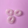 Transparent Spiral Coil Hair Ties – No Damage & Strong Hold