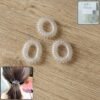 Transparent Spiral Coil Hair Ties – No Damage & Strong Hold
