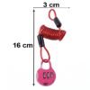 3 Digit Combination Helmet Cable Lock with Coiled Wire for Travel Safety (1 Pc)