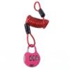 3 Digit Combination Helmet Cable Lock with Coiled Wire for Travel Safety (1 Pc)