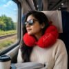 3 in 1 Travel Neck Pillow with Sleep Eye Mask and Ear Plugs (1 Set)