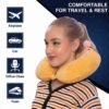 U-Shaped Travel Neck Pillow, Cute Capybara Soft Plush Pillow for Kids (1 Pc)