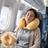 U-Shaped Travel Neck Pillow, Cute Capybara Soft Plush Pillow for Kids (1 Pc)
