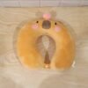 U-Shaped Travel Neck Pillow, Cute Capybara Soft Plush Pillow for Kids (1 Pc)