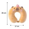 U-Shaped Travel Neck Pillow, Cute Capybara Soft Plush Pillow for Kids (1 Pc)