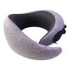 Soft Travel Neck Pillow, Memory Foam U-Shaped Support Pillow for Flights (1 Pc)