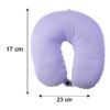 U-Shaped Travel Neck Pillow, Soft Comfortable Support Pillow with Snap Button (1 Pc)