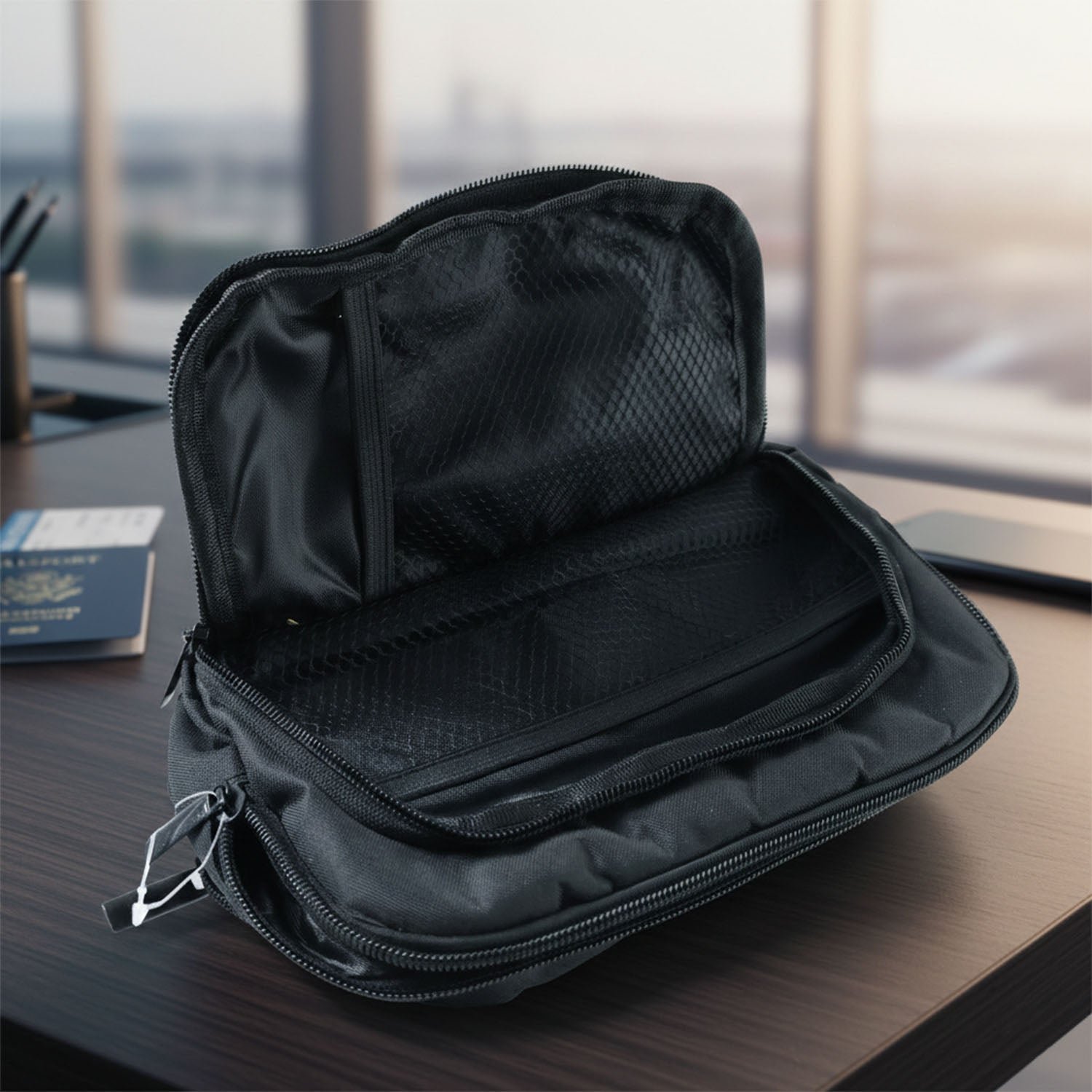 Small Electronics Organizer Pouch – Compact Travel Gadget Case