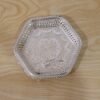 Decorative Silver Serving Tray – Traditional Embossed Floral Design