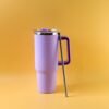 Insulated Tumbler Mug – Large 1200ML Capacity with Handle & Straw