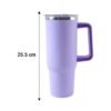 Insulated Tumbler Mug – Large 1200ML Capacity with Handle & Straw